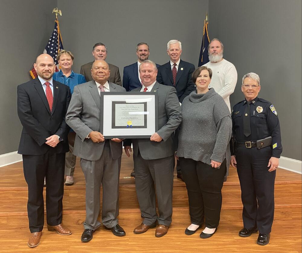 Rock Hill Police Department Accreditation Award